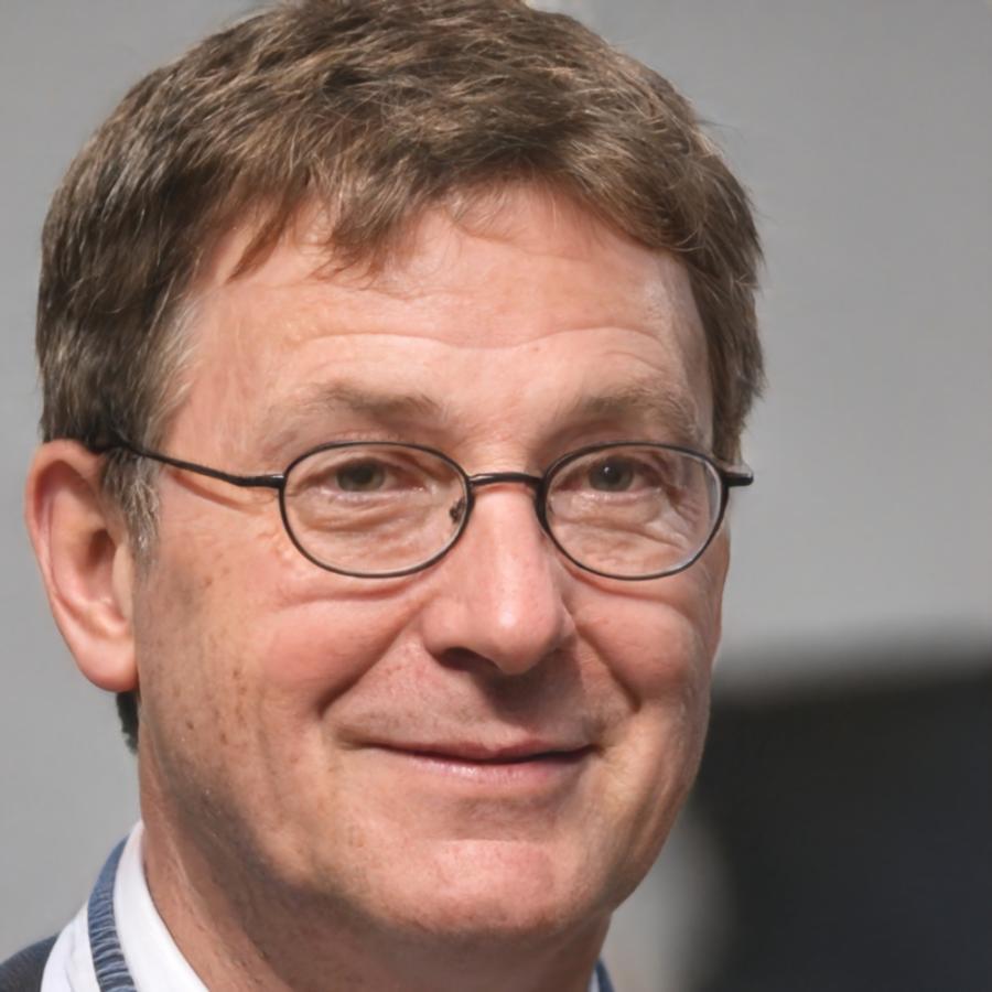 Vernon Beckett reviewing student work