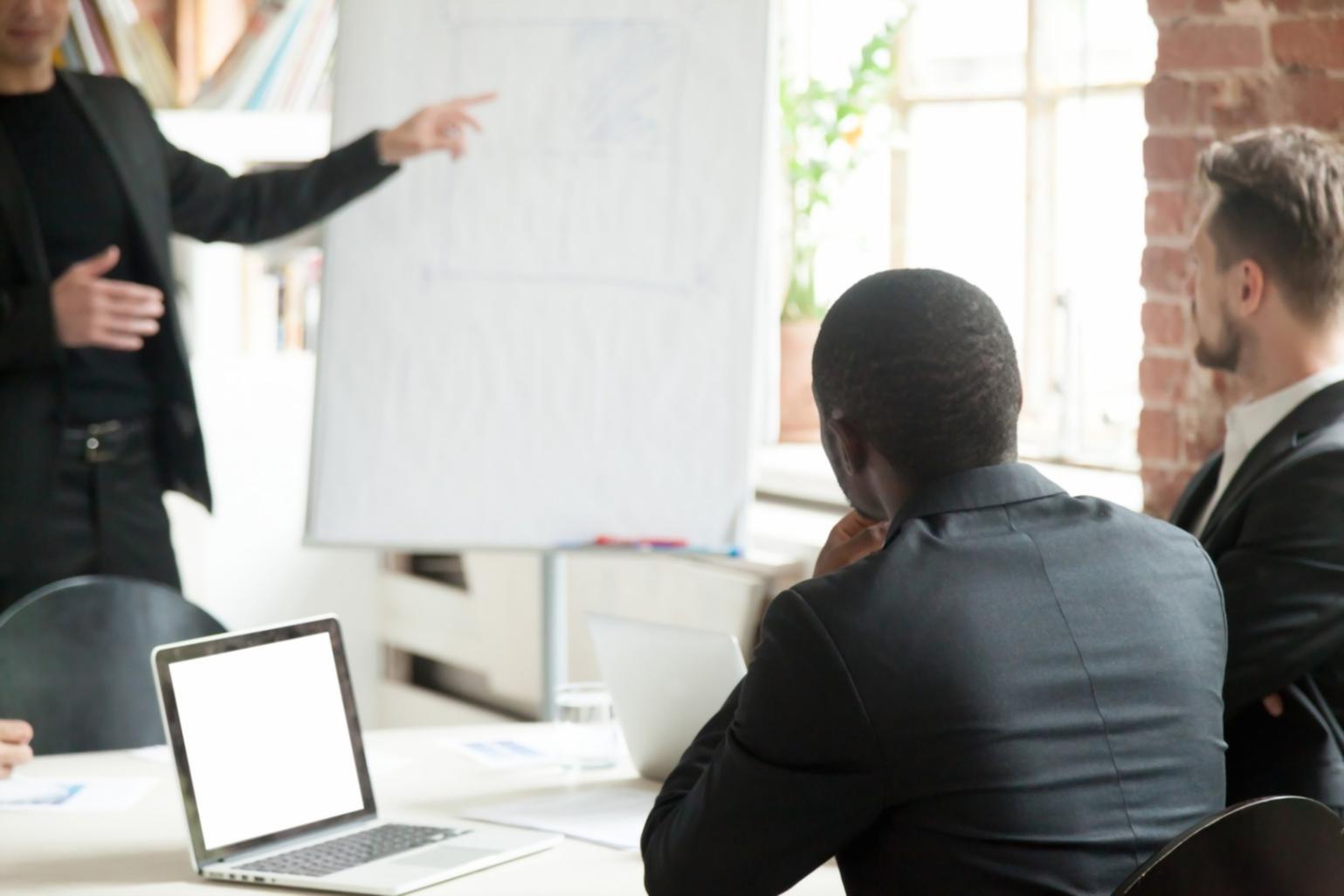 Professional support team collaborating